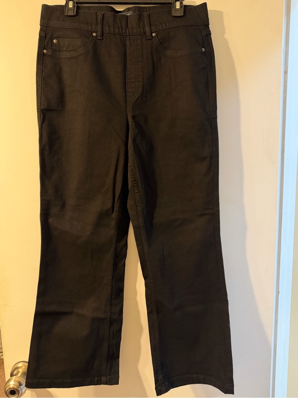 Men's Black Straight-Leg Jeans